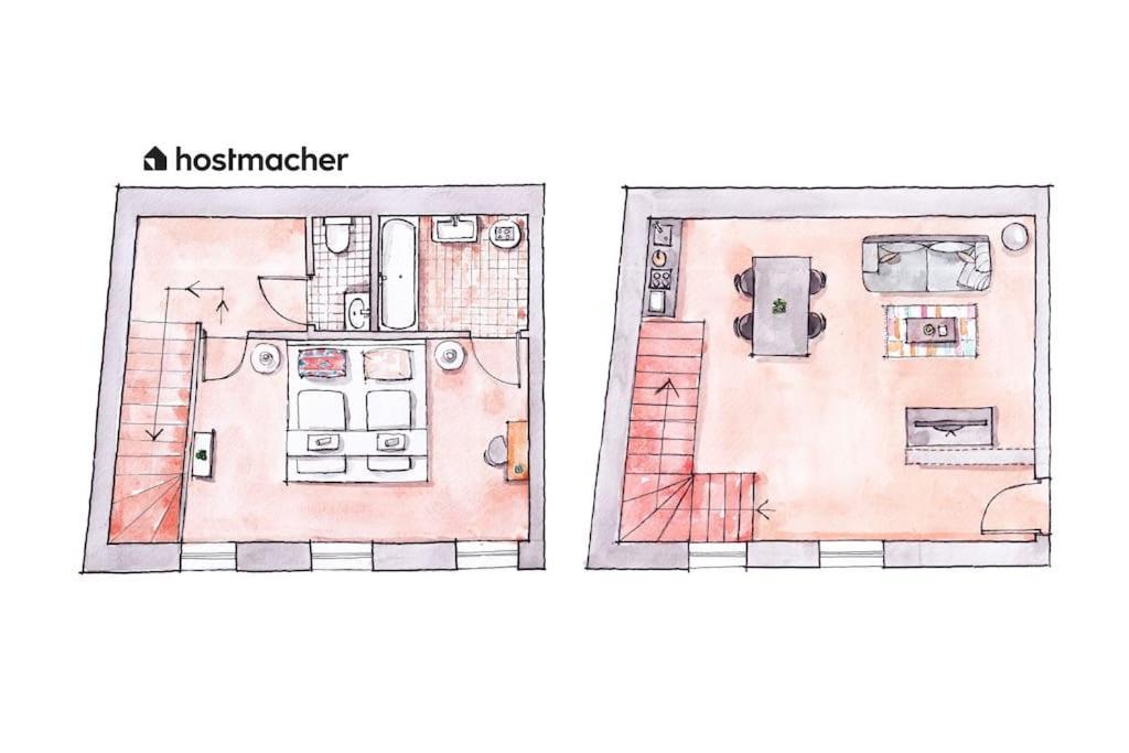 Neat 1Br Duplex By Metro And Center By Hm Apartment เวียนนา ภายนอก รูปภาพ